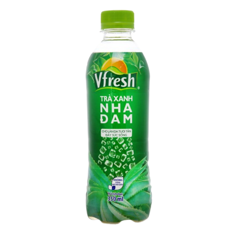 Nước Trà xanh Nha đam VNM V-fresh 350ml